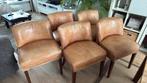 Leren stoelen ‘Key Largo’ van ‘Eichholz’, Gebruikt, Bruin, Leer, Ophalen of Verzenden