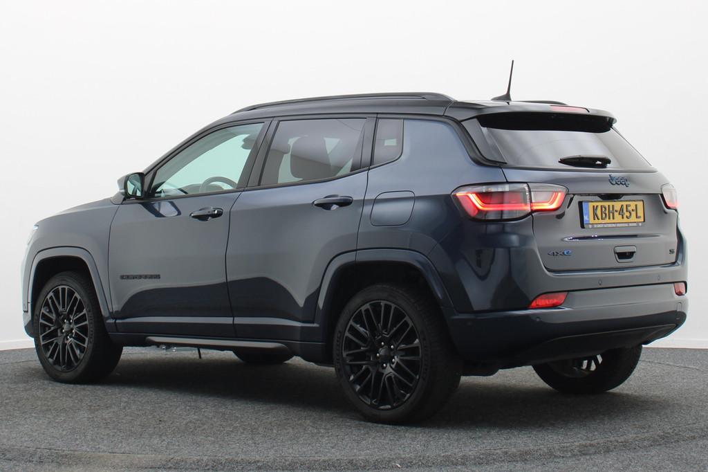 Jeep Compass 4xe 240 Plug-in Hybrid Electric S Leer, 360° C, Automaat, Zwart, 4 cilinders, Bedrijf