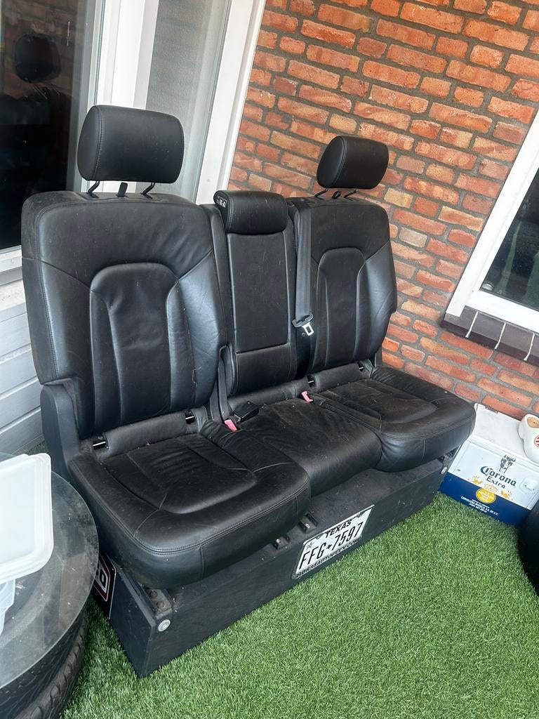 Tuinbank , Autostoelbank voor mancave of in je achtertuin, Auto diversen, Ophalen, Gebruikt