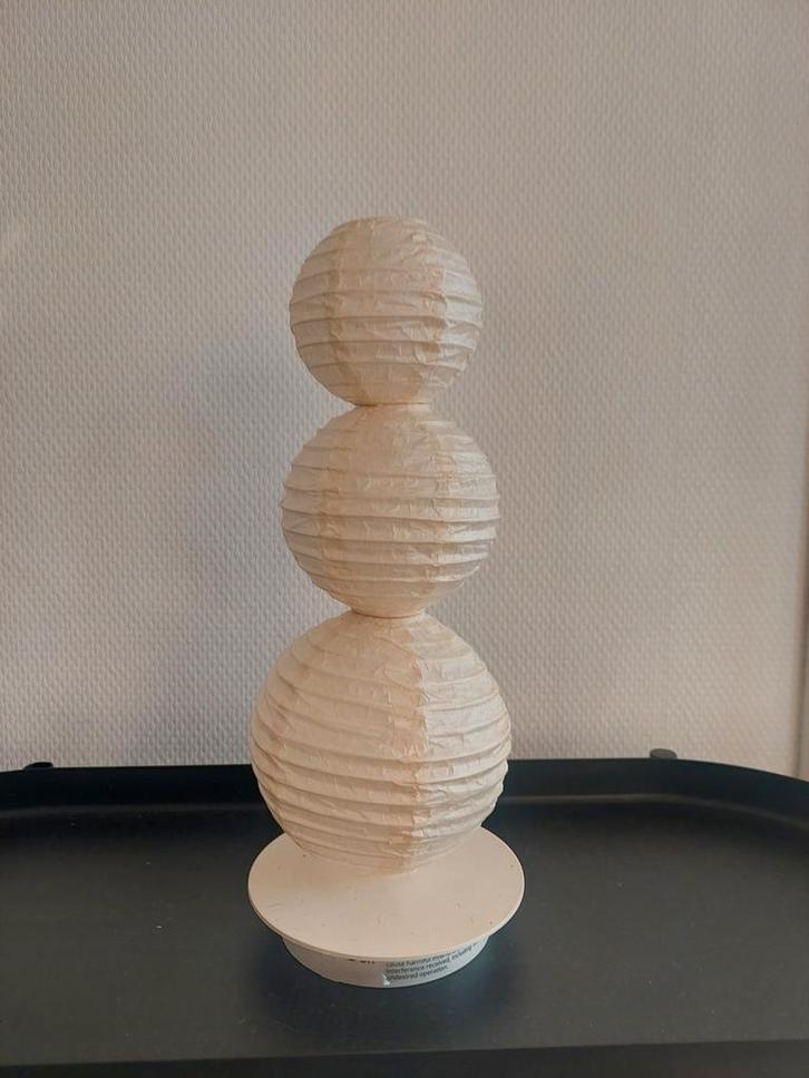 IKEA Rijstpapieren Lampje - Sfeervolle Tafellamp, Huis en Inrichting, Lampen | Tafellampen, Zo goed als nieuw, Minder dan 50 cm