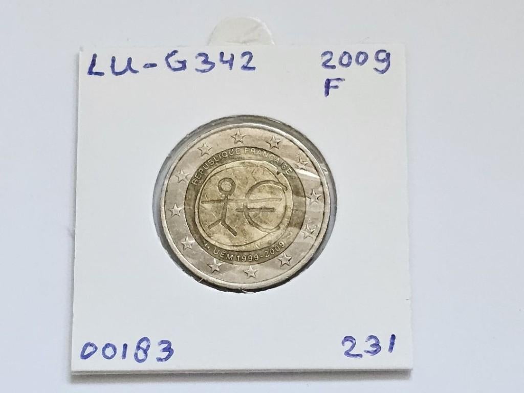 2-euromunt Frankrijk (F) 2009 Europa LU-G342, Postzegels en Munten, Munten | Europa | Euromunten, Ophalen of Verzenden, Frankrijk