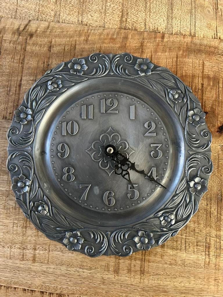 Zuiver tinnen klok, Antiek en Kunst, Ophalen