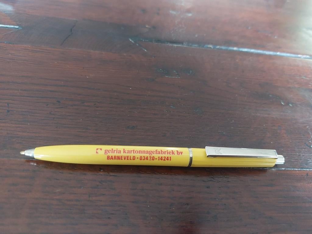 Gelria kartonnagefabriek b.v, Ophalen of Verzenden, Zo goed als nieuw, Balpen, Overige merken