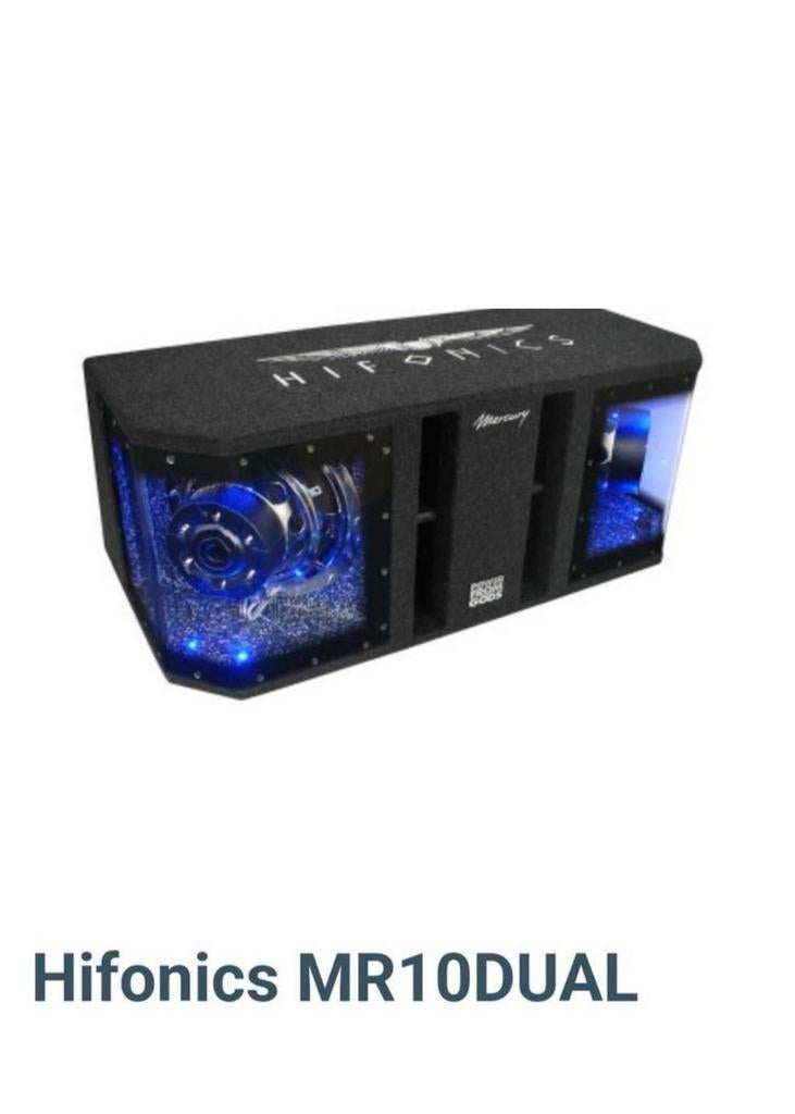 Hifonics MR10DUAL subwoofer en Pioneer GM-D8701 versterker, Ophalen of Verzenden, Zo goed als nieuw