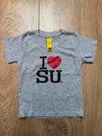 Grijs shirt I love SU maat 80/86, Ophalen of Verzenden, Gebruikt, Jongetje of Meisje, Shirtje of Longsleeve