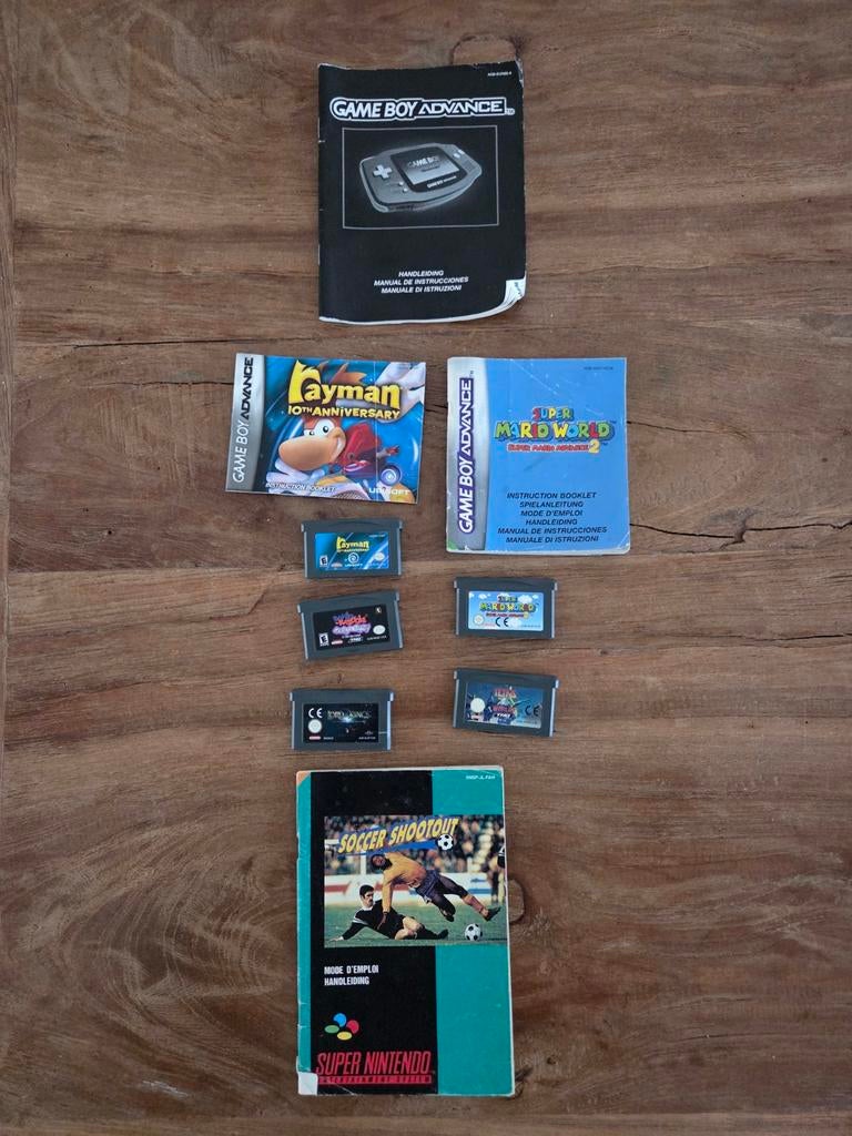 5 spellen voor de Nintendo Game Boy Advance, Spelcomputers en Games, Games | Nintendo Game Boy, Avontuur en Actie, Gebruikt, 1 speler