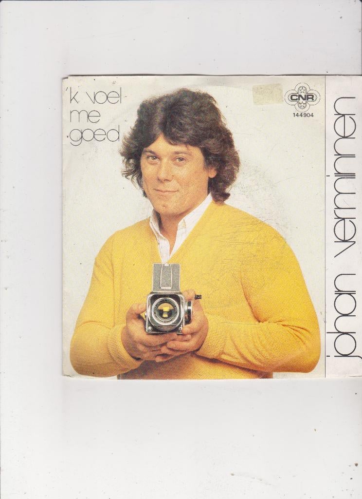 Single Johan Verminnen - 'k voel me goed (Amsterdam), Cd's en Dvd's, Ophalen of Verzenden, Gebruikt, 7 inch, Nederlandstalig