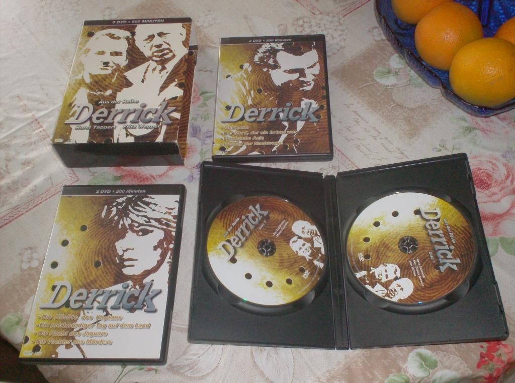 6 dvd box derrick, Cd's en Dvd's, Dvd's | Tv en Series, Ophalen of Verzenden, Zo goed als nieuw, Actie en Avontuur, Boxset