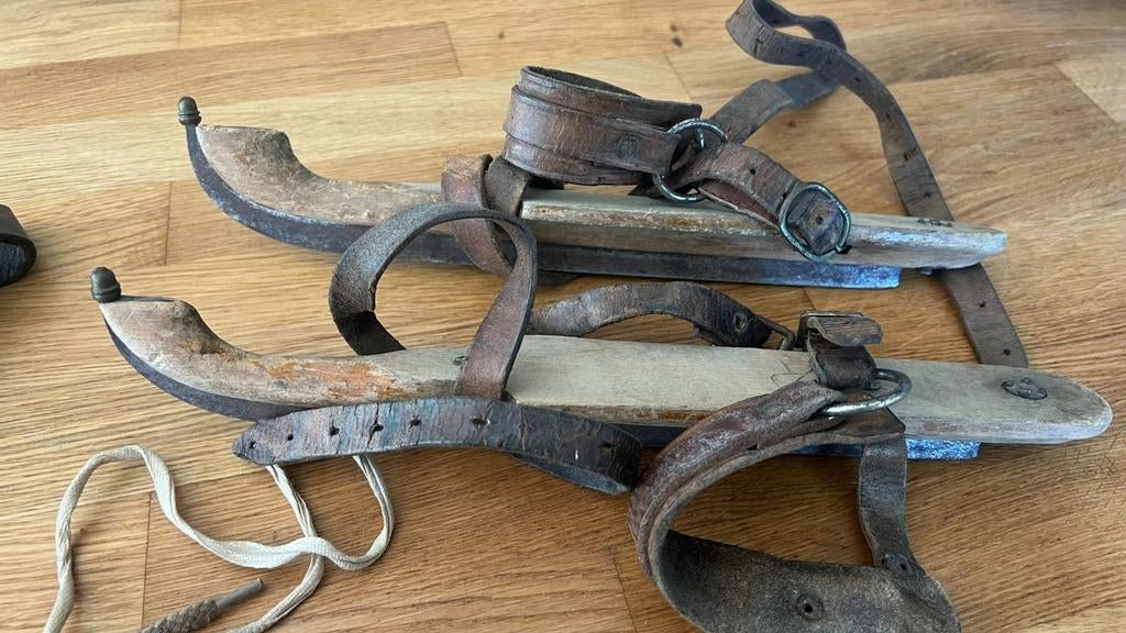 Vintage Schaatsen - Friese Doorlopers, Sport en Fitness, Schaatsen, Ophalen of Verzenden, Gebruikt, Friese doorlopers