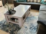 Salon tafel whitewash, Huis en Inrichting, Tafels | Eettafels, Ophalen, Gebruikt, 100 tot 150 cm, 50 tot 100 cm