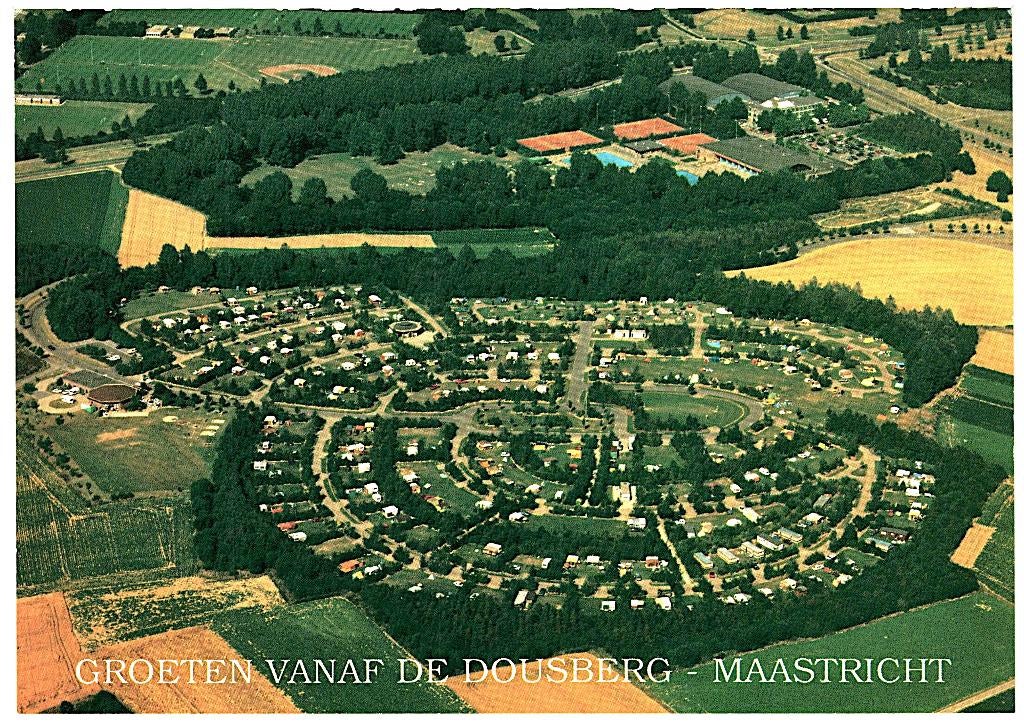 801642 De Dousberg Maastricht Nette oude kaart Onbeschreven