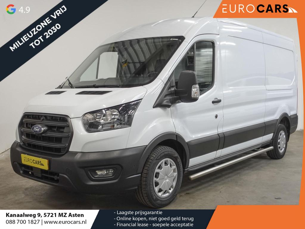 Ford Transit 330 2.0 TDCI L3H2 Trend Airco Adaptive Cruise C, Auto's, Stof, Euro 6, 4 cilinders, 129 pk