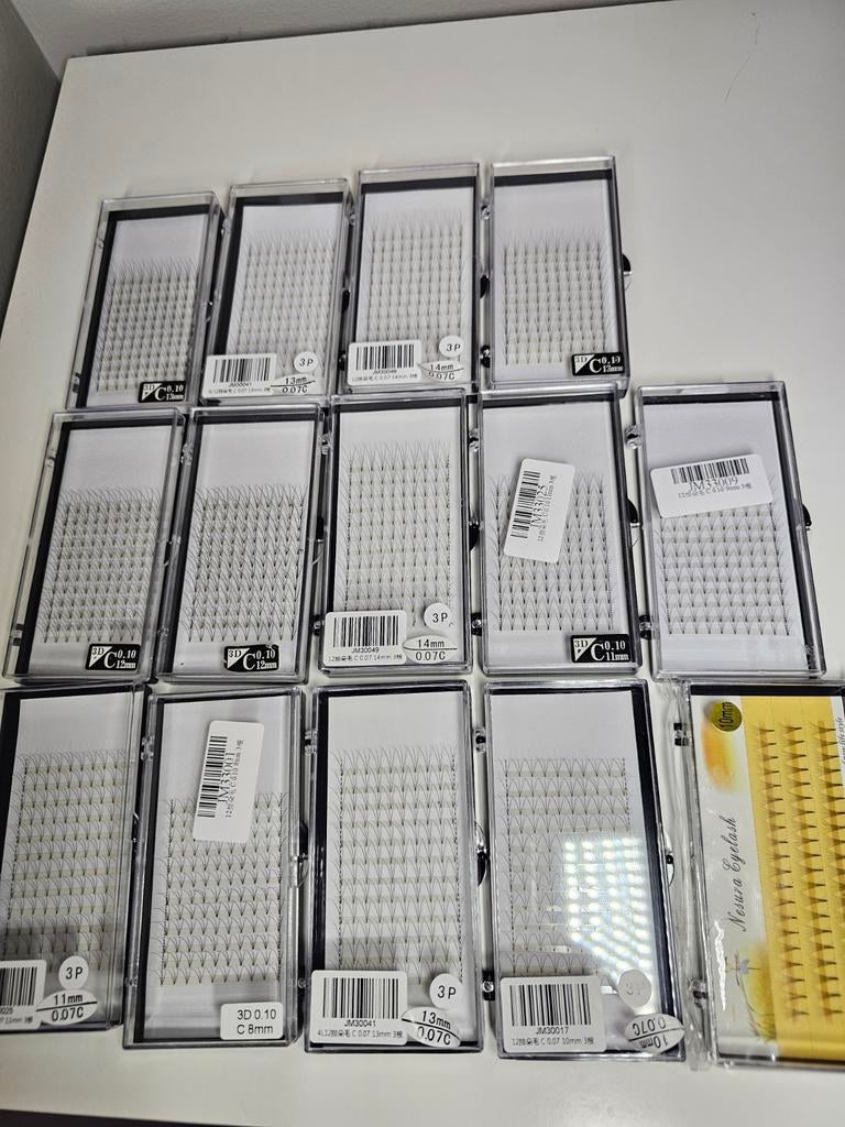 Nieuwe Wimpers - Diverse Lengtes, Ogen, Zwart, Nieuw, Ophalen of Verzenden