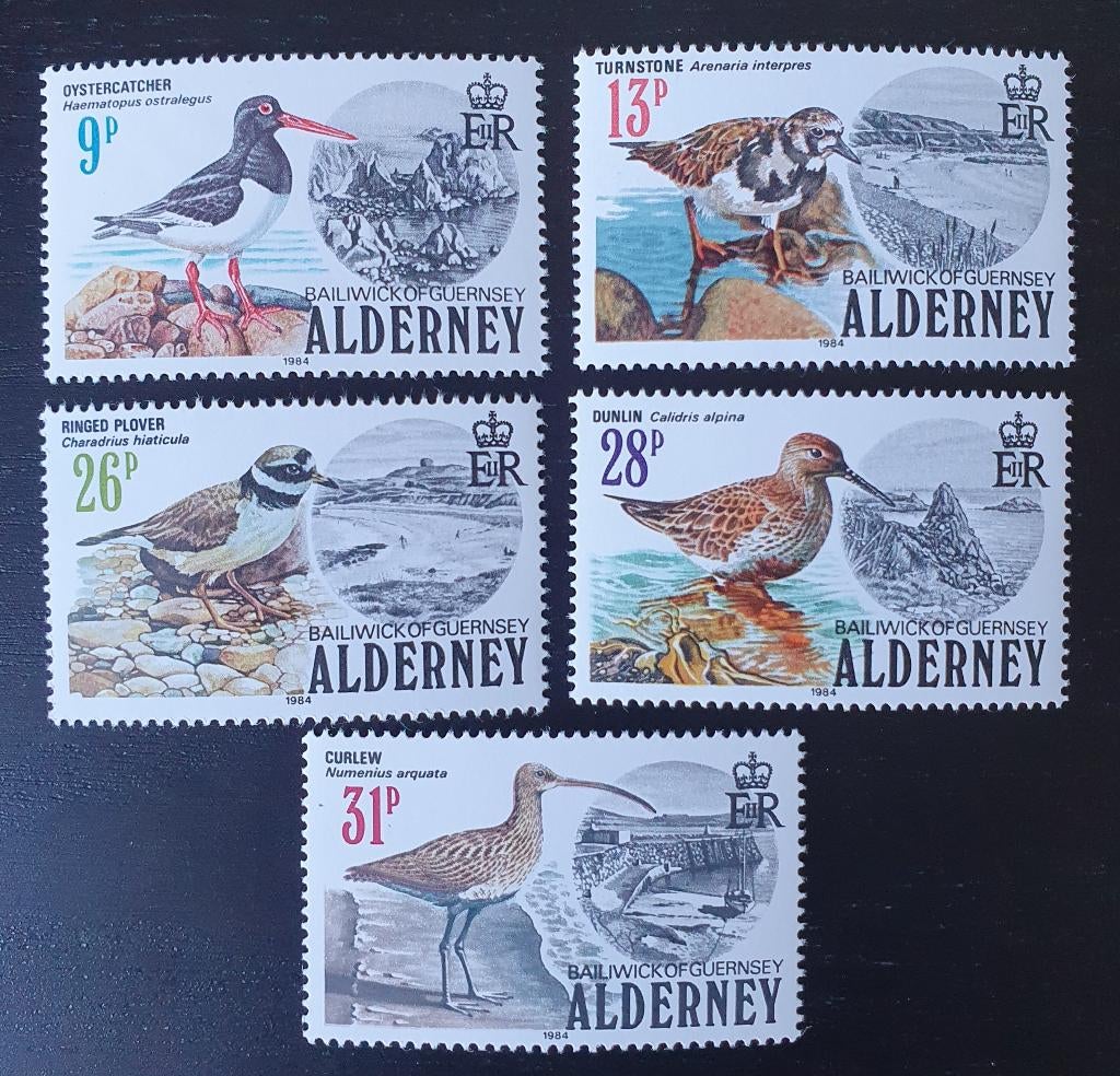 Alderney 1984 Vogels Michel 13-17 postfris, Verzenden, Postfris, Dier of Natuur
