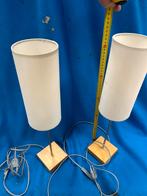 Schemerlamp 2 st, Gebruikt, Modern wit, Ophalen of Verzenden, Minder dan 50 cm
