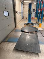 Palletwikkelaar met draaiplateau en oprijplaat, Ophalen of Verzenden