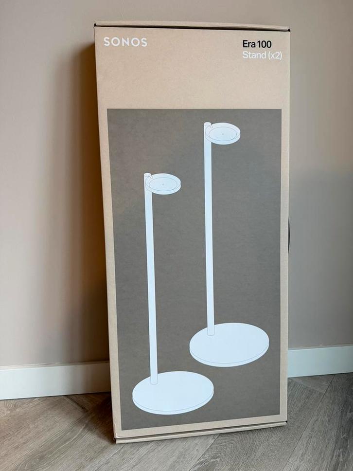 Sonos Era 100 Wit Standaard *Nieuw*, Audio, Tv en Foto, Luidsprekers, Nieuw, Front, Rear of Stereo speakers, 120 watt of meer