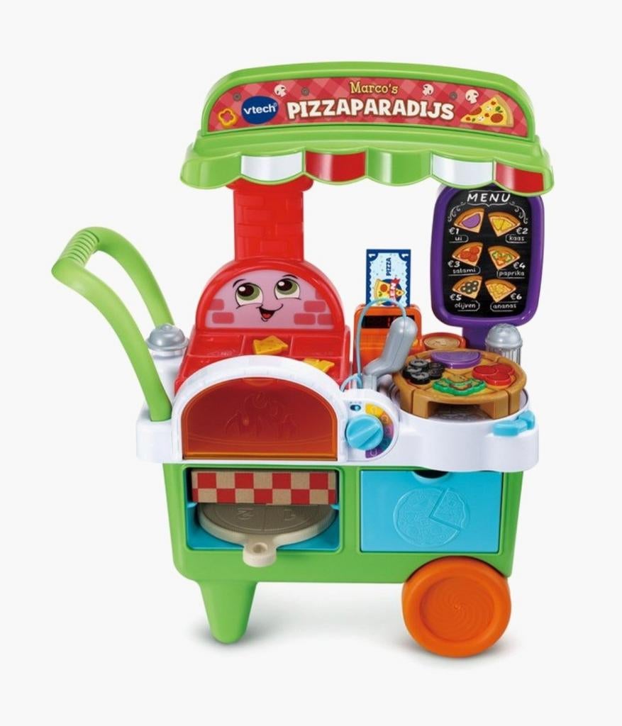 VTech Marco's Pizzaparadijs Speelgoed nieuwprijs 69 euro, Ophalen of Verzenden, Zo goed als nieuw, 2 tot 4 jaar