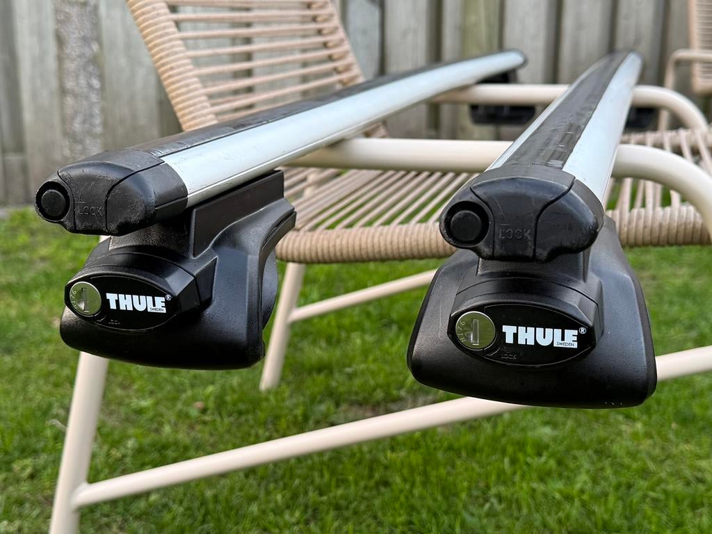 Thule Dakdragers universeel, Auto diversen, Dakdragers, Ophalen, Zo goed als nieuw