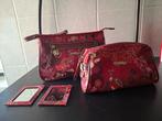 Oilily toilettas set met spiegeltjes, Ophalen of Verzenden, Zo goed als nieuw, Rood, Dame