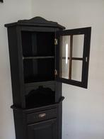 Hoek vitrinekast, Huis en Inrichting, Kasten | Vitrinekasten, Ophalen, Gebruikt, Met deur(en), 50 tot 100 cm