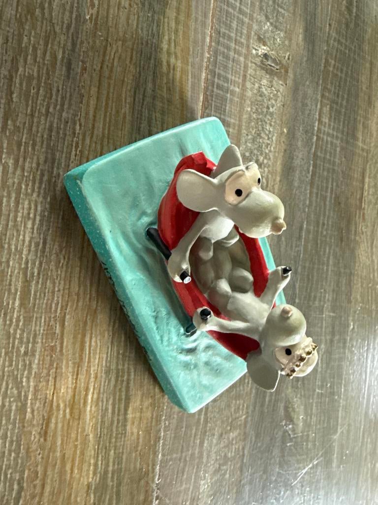 Muizen in huwelijksbootje Leendert Jan Vis, Verzamelen, Ophalen of Verzenden, Gebruikt