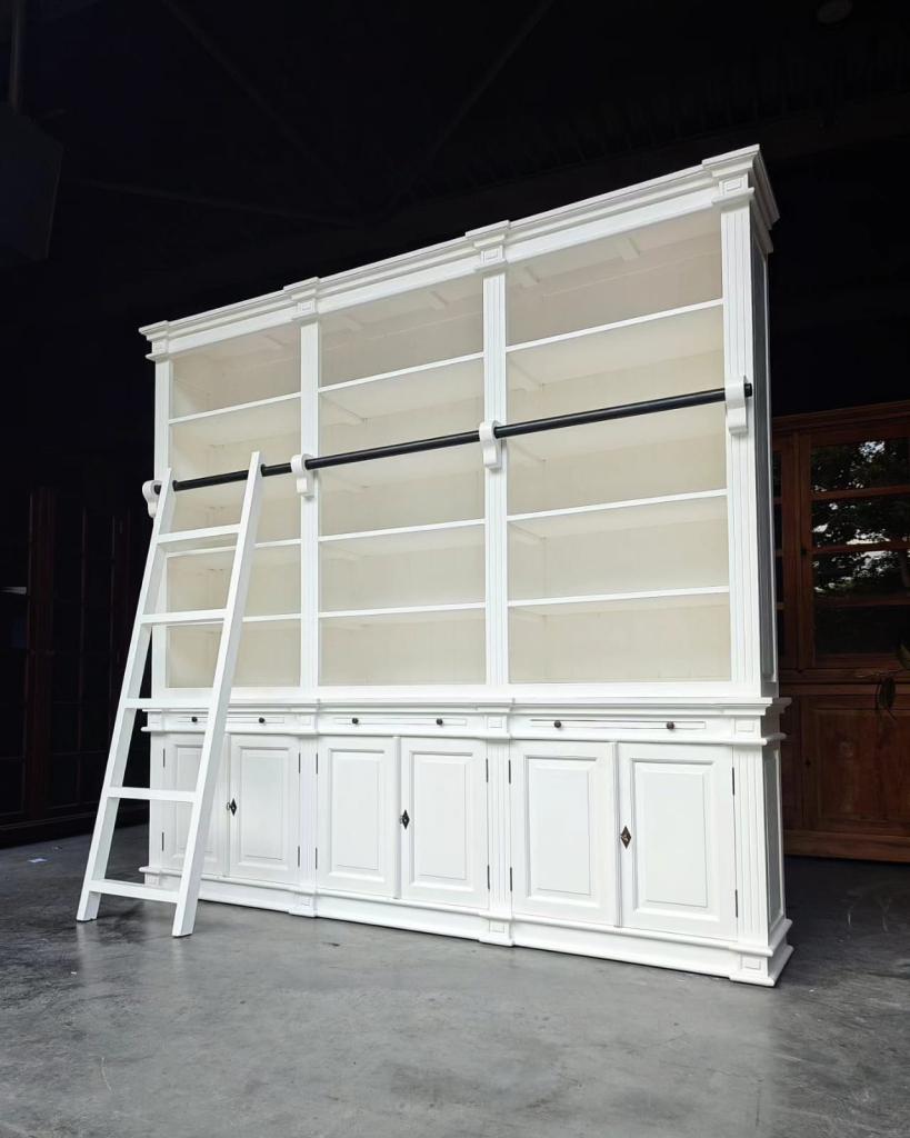 Witte Boekenkast | Winkelkast | XXL Bibliotheekkast #2178