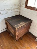 Oude transportkist / dekenkist, Huis en Inrichting, Woonaccessoires | Kisten, Ophalen, Gebruikt, 50 tot 100 cm, Minder dan 50 cm