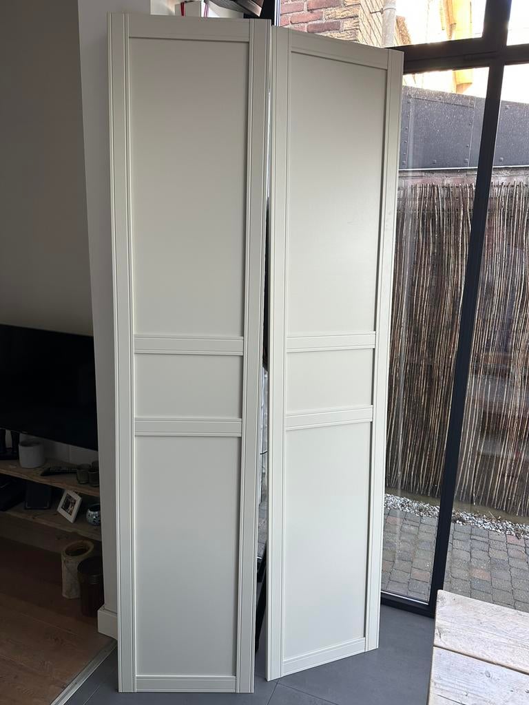 PAX kastdeuren 229x50 cm | Licht beige, Ophalen, 200 cm of meer, 50 tot 100 cm, Zo goed als nieuw
