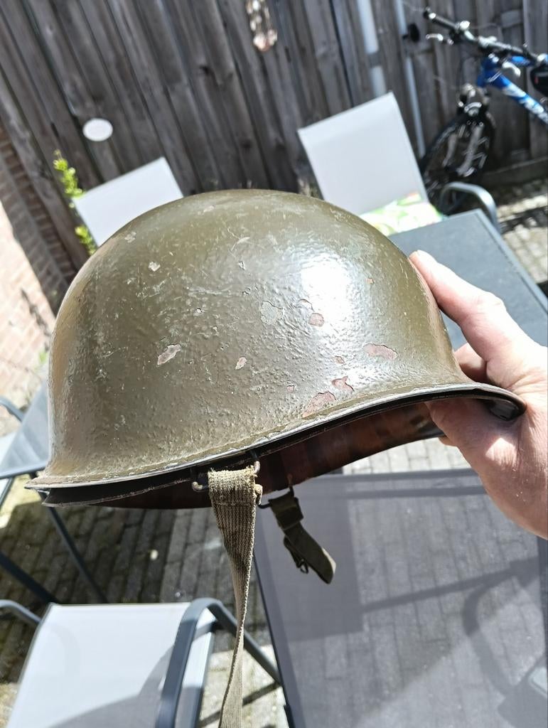 US M1 Mccord helmet, Ophalen of Verzenden, Amerika, Helm of Baret