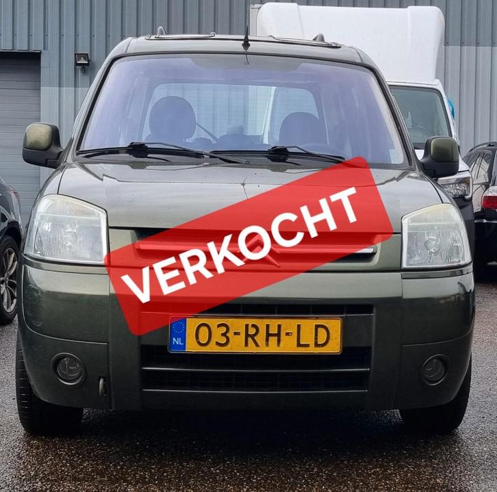 Citroën Berlingo 1.6 I 16V 2005 Trekhaak Elektr. Pakket AC, Auto's, Citroën, Bedrijf, Berlingo, ABS, Airbags, Airconditioning