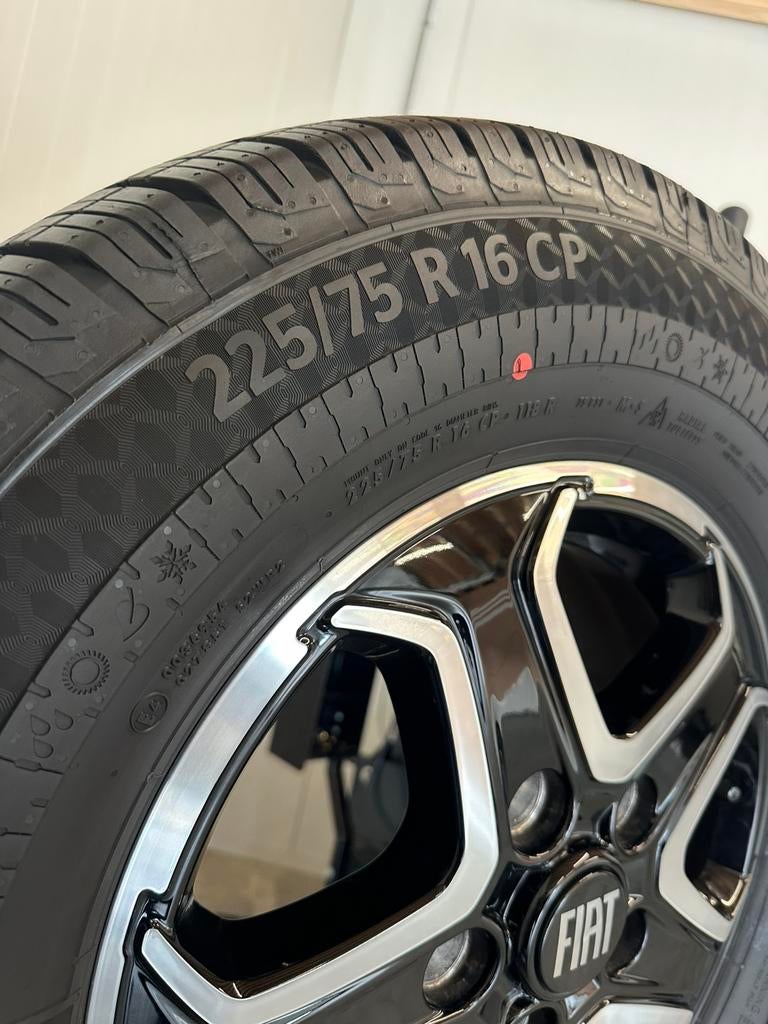 16” Fiat Ducato Camper Velgen Continental 4 Season 225 75 16, Ducato, 225/75 R16, Bestelwagen, Fiat