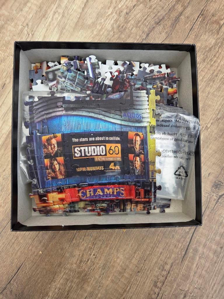 3D puzzel Times Square 500 stukjes, Ophalen of Verzenden, 500 t/m 1500 stukjes, Zo goed als nieuw, Rubik's of 3D-puzzel