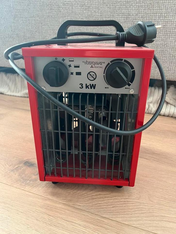 Bouwkachel te huur - 3.000 W, Doe-het-zelf en Verbouw, Verwarming en Radiatoren, Zo goed als nieuw, Kachel, 800 watt of meer, 30 tot 80 cm