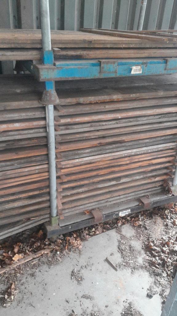 Wagondelen wagon vloer grenen/vuren, Doe-het-zelf en Verbouw, Hout en Planken, Plank, Grenen, 300 cm of meer, 25 tot 50 mm, Ophalen