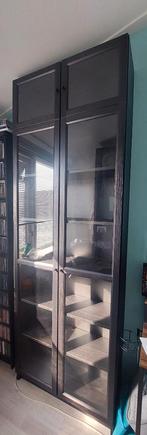 Billy boekenkast zwart groot, Ophalen, Met deur(en), 50 tot 100 cm, Zo goed als nieuw