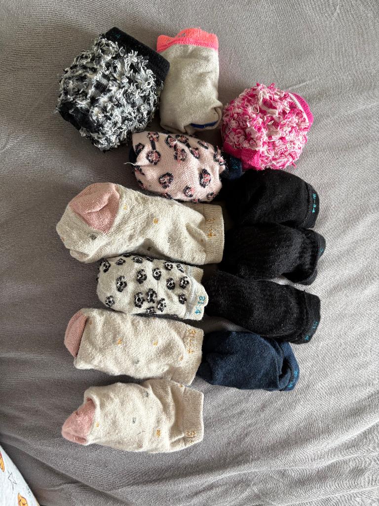 Hema meisje sokken , maat: 31-34, Gebruikt, Meisje, Ophalen of Verzenden, Hema