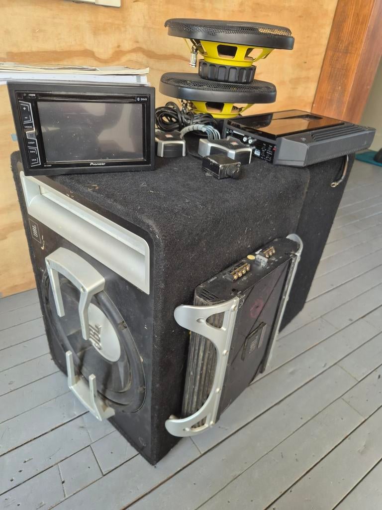 Complete auto geluidsinstallatie: JBL, Pioneer, Kicker, Ophalen, Gebruikt