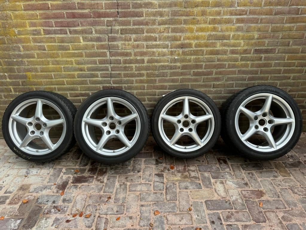 Porsche 911 Breedset, winterset 18 inch, Auto-onderdelen, Banden en Velgen, Ophalen, 18 inch, Overige, Gebruikt