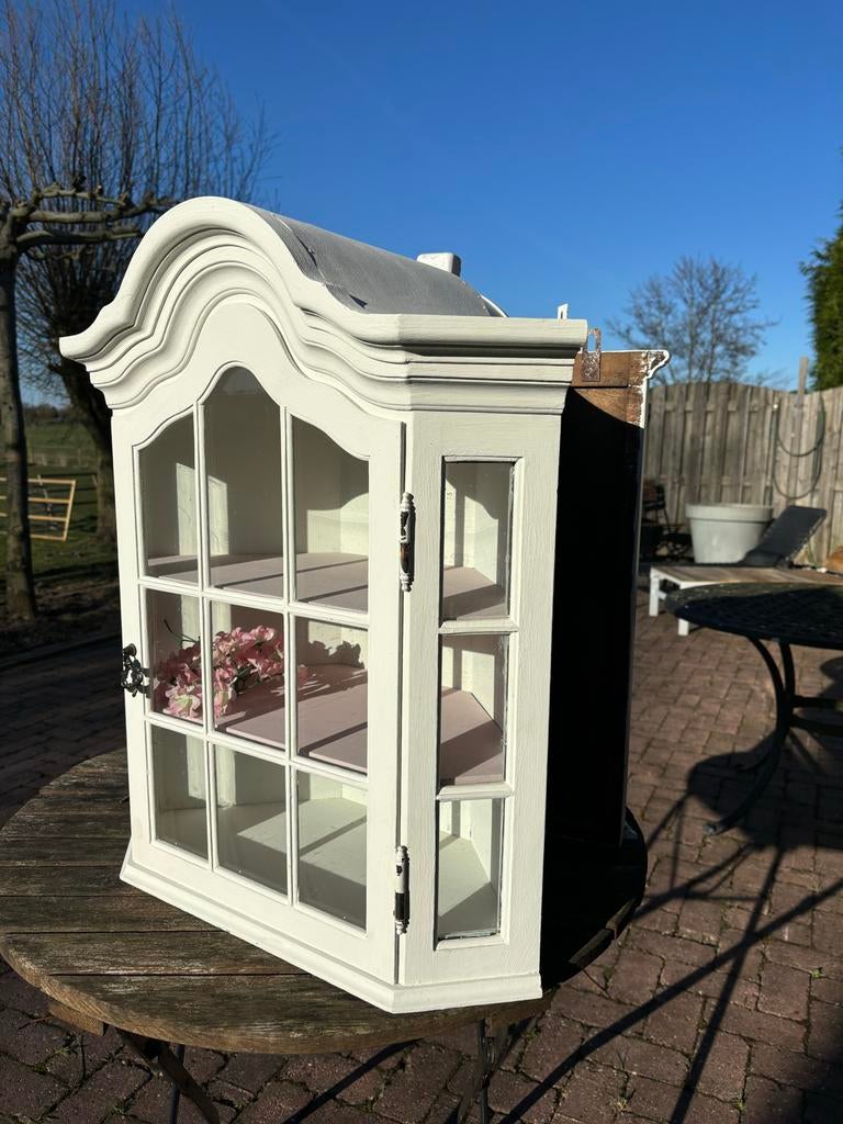 Antiek geverfd hoekkastje, Antiek en Kunst, Ophalen