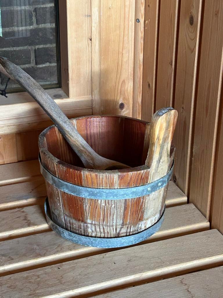 Mooie goedwerkende sauna voor 4 personen, Ophalen, Zo goed als nieuw, Fins of Traditioneel, Complete sauna