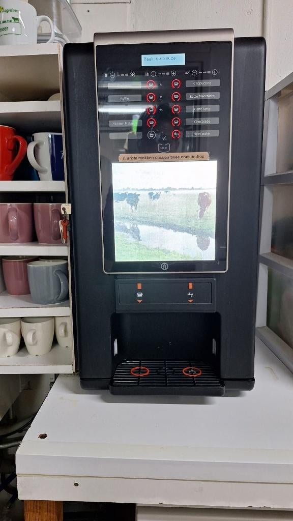 Veromatic Minibar, Ophalen, Gebruikt, 10 kopjes of meer, Koffiemachine