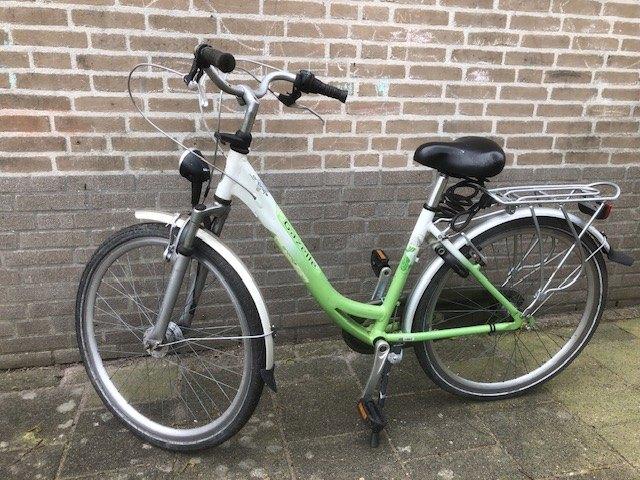 stevige meidenfiets, 26 inch of meer, Gebruikt, Ophalen of Verzenden, Handrem