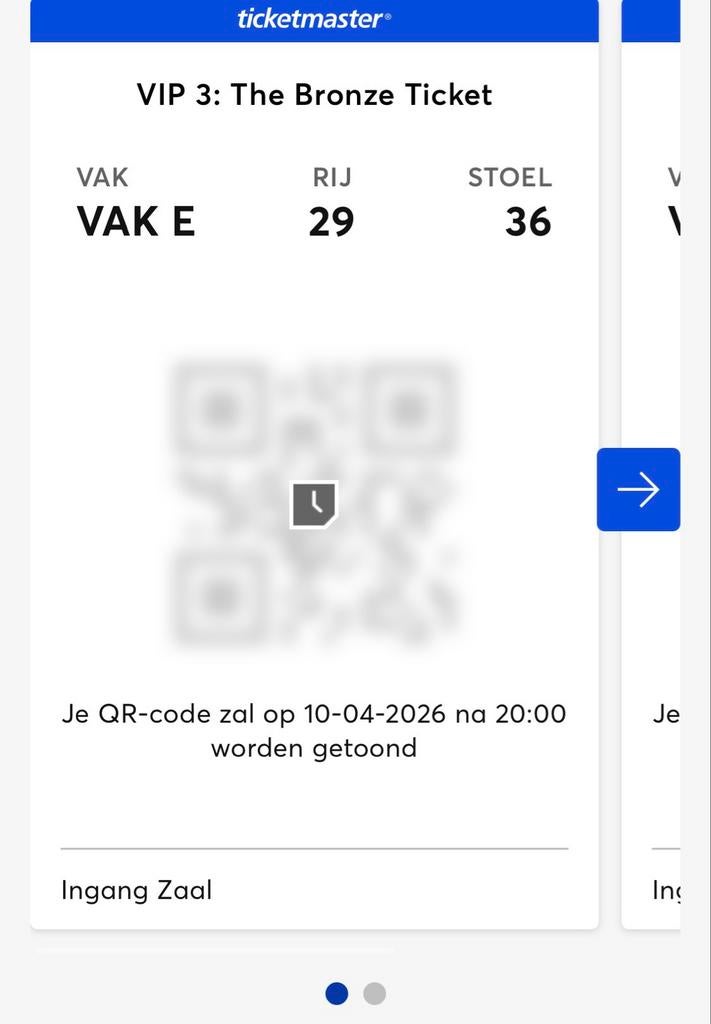 Vip Brons 2x Matt rife, Twee personen, April