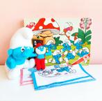Smurfen verzameling: knuffels, puzzel en zakdoekjes, Verzamelen, Smurfen, Ophalen of Verzenden, Gebruikt, Verschillende Smurfen