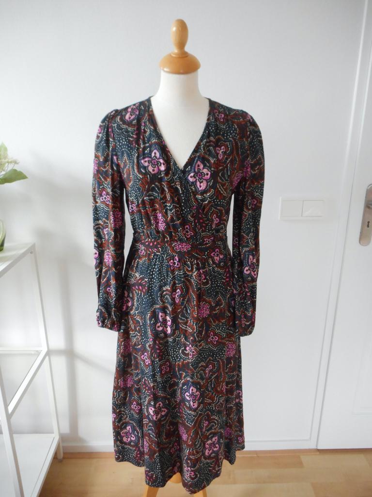 Jurk met batikprint van C&A, maat 38, Kleding | Dames, Maat 38/40 (M), Zwart, Ophalen of Verzenden, Zo goed als nieuw