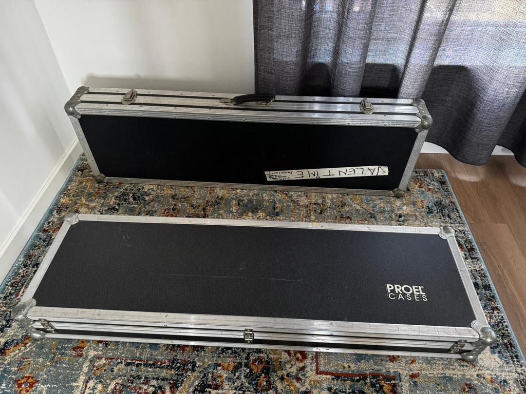 Robuuste keyboard flightcases - Proel Cases, Muziek en Instrumenten, Behuizingen en Koffers, Ophalen, Gebruikt, Keyboard of Synthesizer