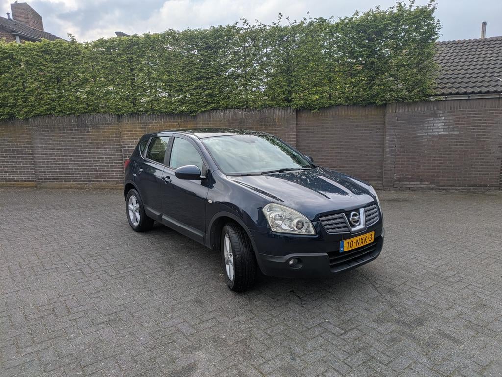 Nissan Qashqai 2.0 4WD 2008 Blauw, Auto's, Nissan, Automatische klimaatregeling, Stof, Zwart, 4 cilinders