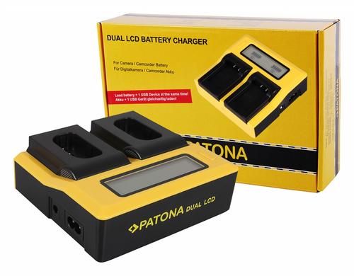 Dual LCD USB Charger Panasonic Lumix DC-S1 DC-S1R DC-S1H, Verzenden, Nieuw