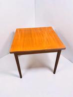 Vintage eettafel vierkant uitschuifbaar, Huis en Inrichting, Tafels | Eettafels, Ophalen, Gebruikt, 50 tot 100 cm, -